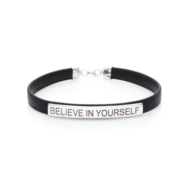 БРАСЛЕТ КАУЧУКОВИЙ BELIEVE IN YOURSELF (ВІРЬ У СЕБЕ)